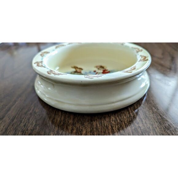 Bunnykins Heavy Porridge Bowl, Greetings Design by Barbara Vernon - Picture 3 of 10